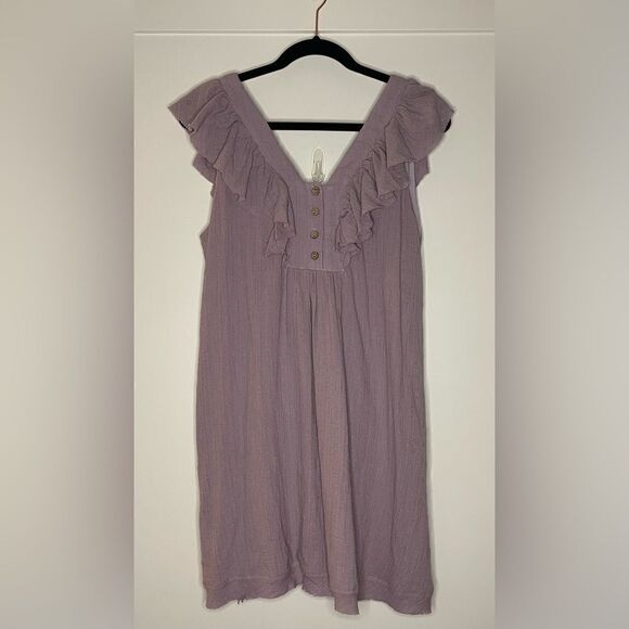 D19 NWT Newbury Kustom Size Medium Lavender Dress with Pockets - Picture 1 of 7